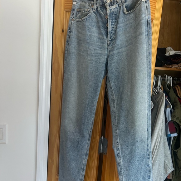 Citizens of Humanity + NET Sustain Devi Slim Straight Leg Organic Jeans Size 25 - Picture 3 of 7